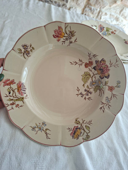 Lot de 4 assiettes creuses Longchamp