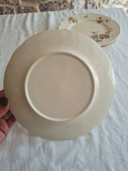 Lot de 4 assiettes à dessert Longchamp