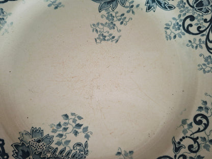 Lot de 6 assiettes plates anciennes – Mix & Match de faïenceries françaises