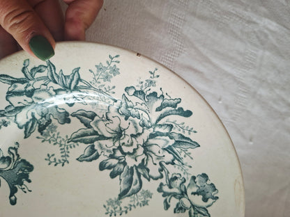 Lot de 6 assiettes plates anciennes – Mix & Match de faïenceries françaises