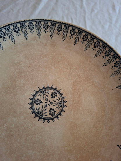 Compotier ancien Sarreguemines & Digoin – Modèle "Alger"