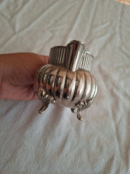Sucrier et pot à lait en métal argenté Gerhardi & Co