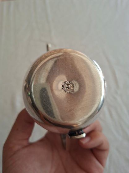 Cafetière ancienne en métal argenté Silverplate "R" Italy