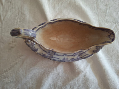 Saucière en faïence de Sarreguemines – Modèle Cérès
