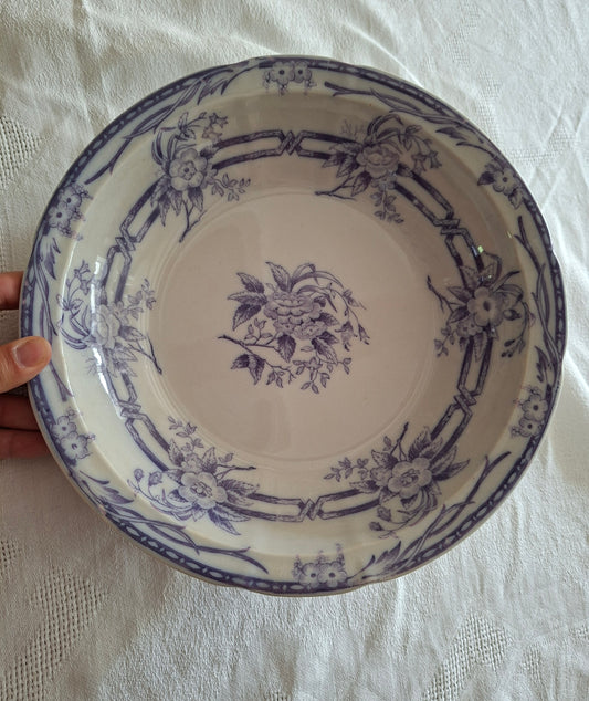 Plat creux n°1 en faïence de Sarreguemines – Modèle Cérès