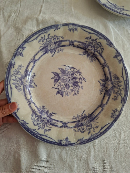 Plat rond n°2 en faïence de Sarreguemines – Modèle Cérès