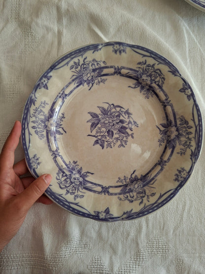 Plat rond n°1 en faïence de Sarreguemines – Modèle Cérès