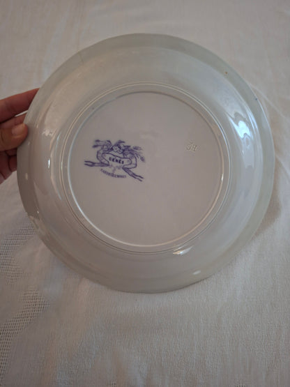 Plat creux n°2 en faïence de Sarreguemines – Modèle Cérès
