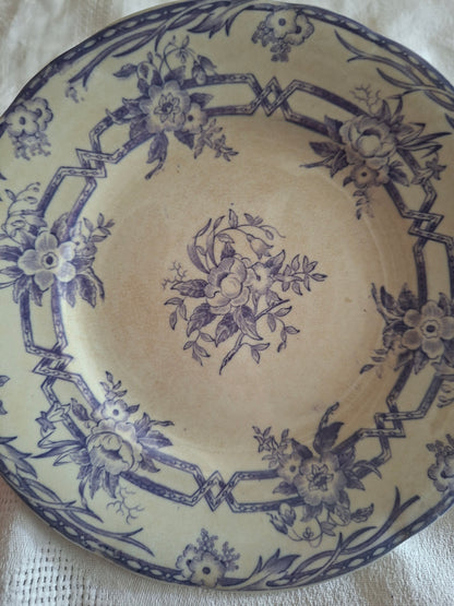 Assiette n°1 en faïence de Sarreguemines – Modèle Cérès
