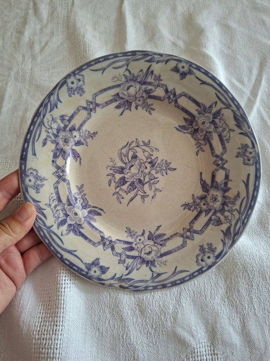 Assiette n°2 en faïence de Sarreguemines – Modèle Cérès