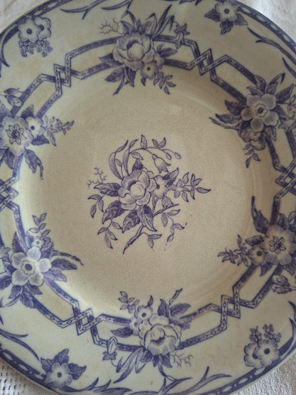 Assiette n°2 en faïence de Sarreguemines – Modèle Cérès