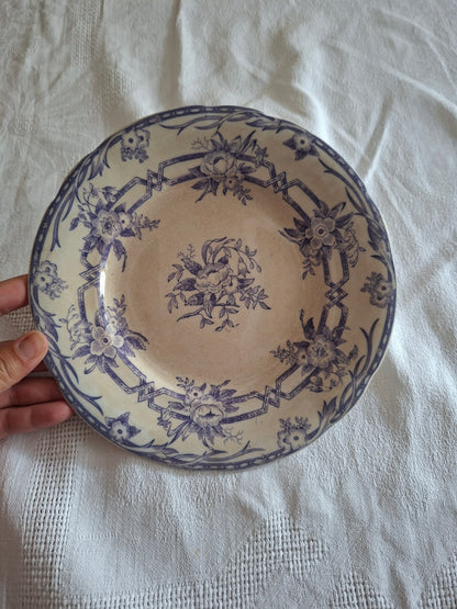 Assiette n°3 en faïence de Sarreguemines – Modèle Cérès