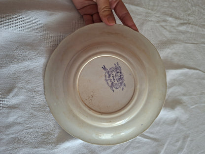 Assiette n°3 en faïence de Sarreguemines – Modèle Cérès