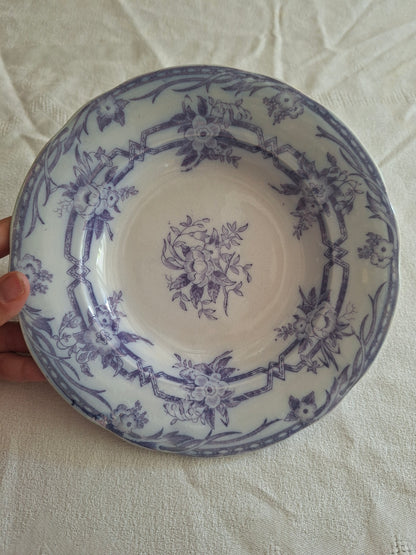 Lot de 6 assiettes creuses n°2 en faïence de Sarreguemines – Modèle Cérès