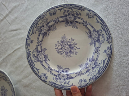 Lot de 6 assiettes à dessert en faïence de Sarreguemines – Modèle Cérès