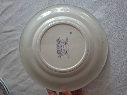 Lot de 6 assiettes à dessert en faïence de Sarreguemines – Modèle Cérès