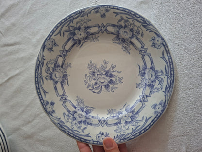 Lot de 6 assiettes à dessert en faïence de Sarreguemines – Modèle Cérès