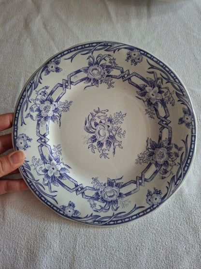Lot de 6 assiettes à dessert n°3 en faïence de Sarreguemines – Modèle Cérès