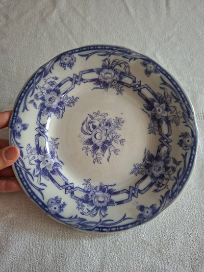 Lot de 4 assiettes à dessert en faïence de Sarreguemines – Modèle Cérès