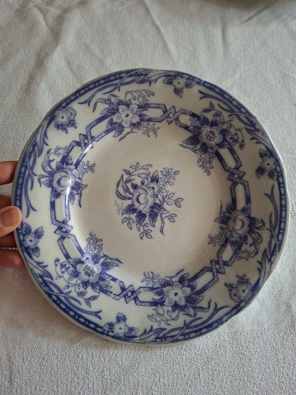 Lot de 4 assiettes à dessert en faïence de Sarreguemines – Modèle Cérès