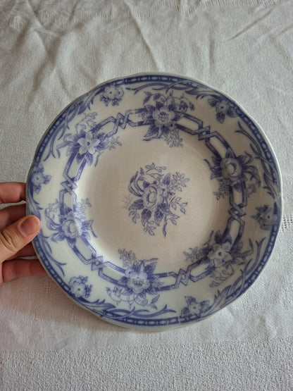 Lot de 4 assiettes à dessert n°2 en faïence de Sarreguemines – Modèle Cérès