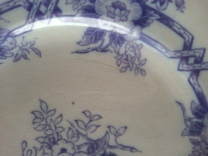 Lot de 4 assiettes à dessert n°2 en faïence de Sarreguemines – Modèle Cérès