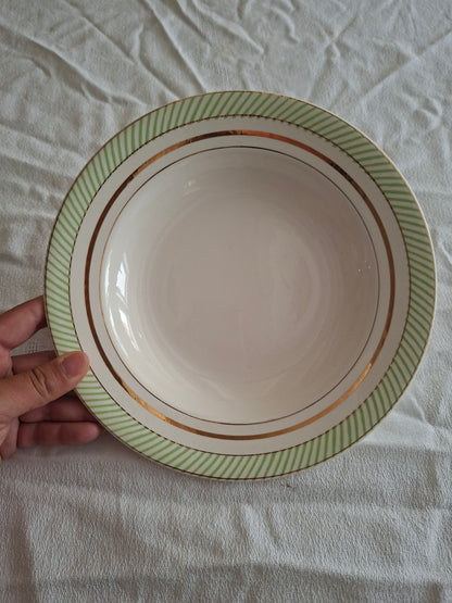 6 assiettes creuses anciennes Salins – modèle Arizona – Ø 23 cm