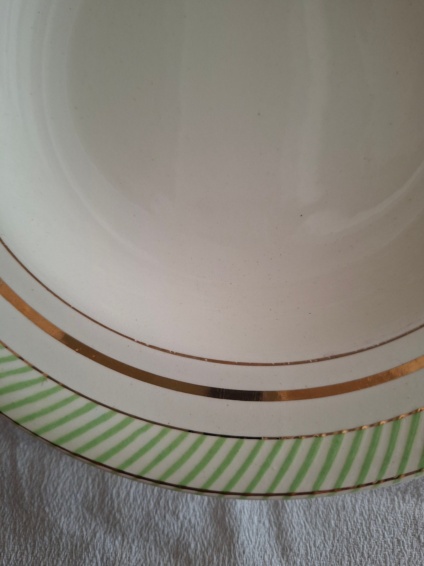 6 assiettes creuses anciennes Salins – modèle Arizona – Ø 23 cm
