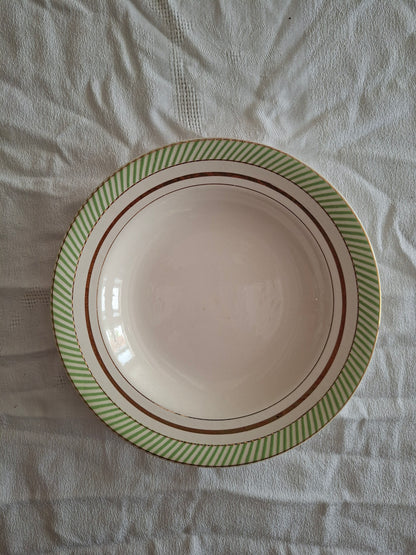 6 assiettes creuses anciennes Salins – modèle Arizona – Ø 23 cm