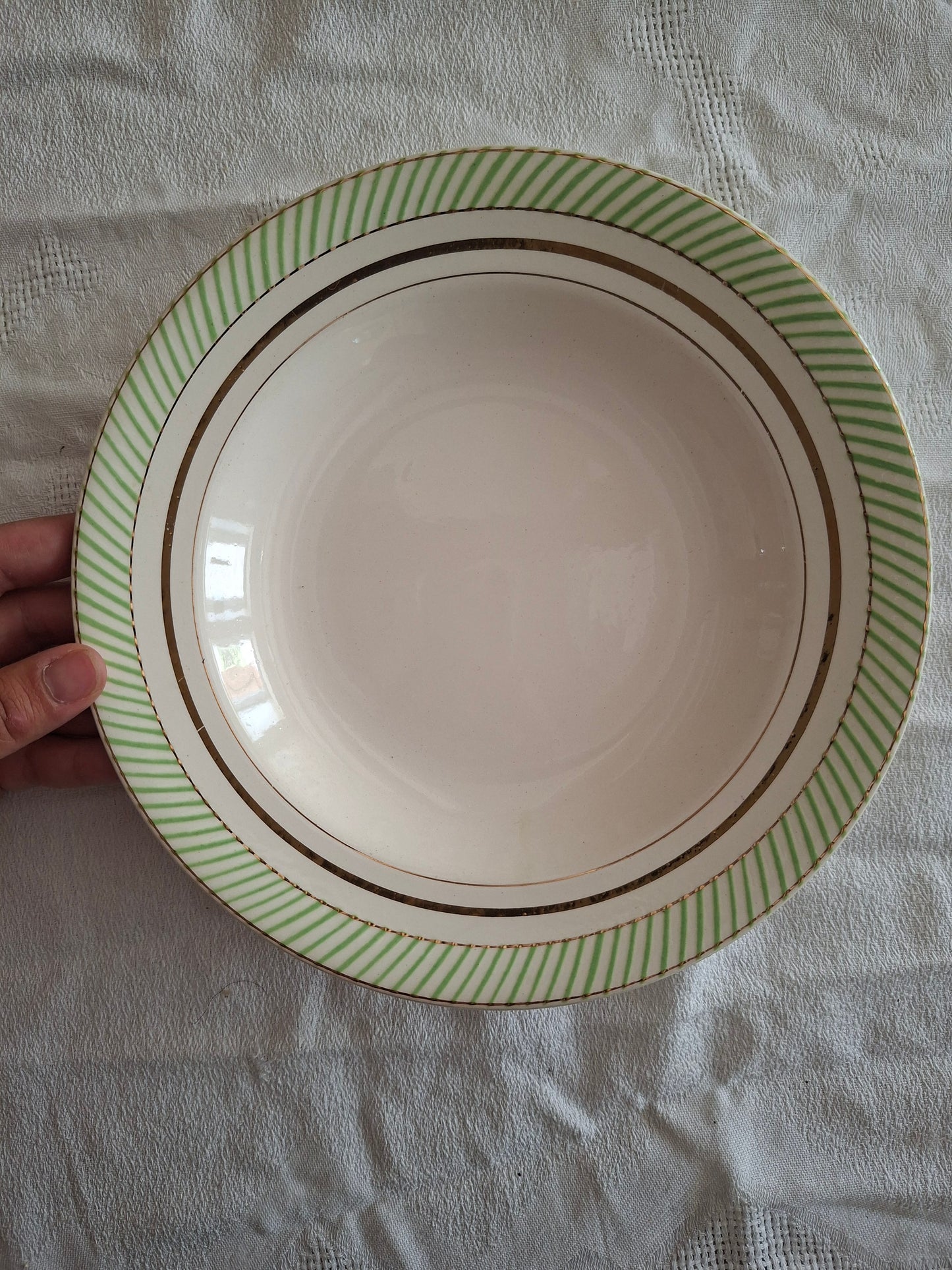 6 assiettes creuses anciennes Salins – modèle Arizona – Ø 23 cm (2)