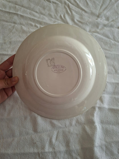 6 assiettes creuses anciennes Salins – modèle Arizona – Ø 23 cm (2)