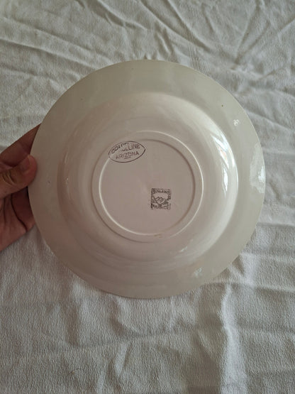 6 assiettes creuses anciennes Salins – modèle Arizona – Ø 23 cm (2)