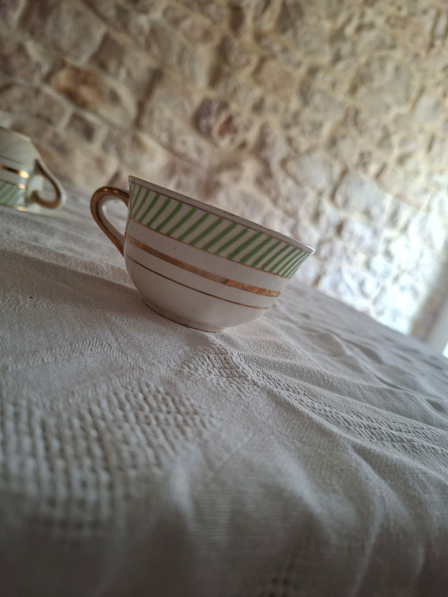 6 tasses avec soucoupes anciennes Salins – Arizona