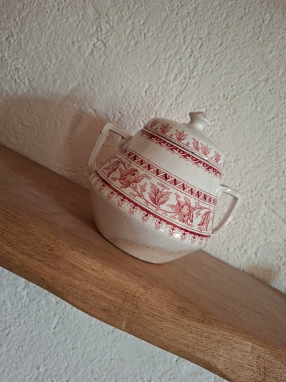 Rare Sucrier Sarreguemines – modèle Syra (2)