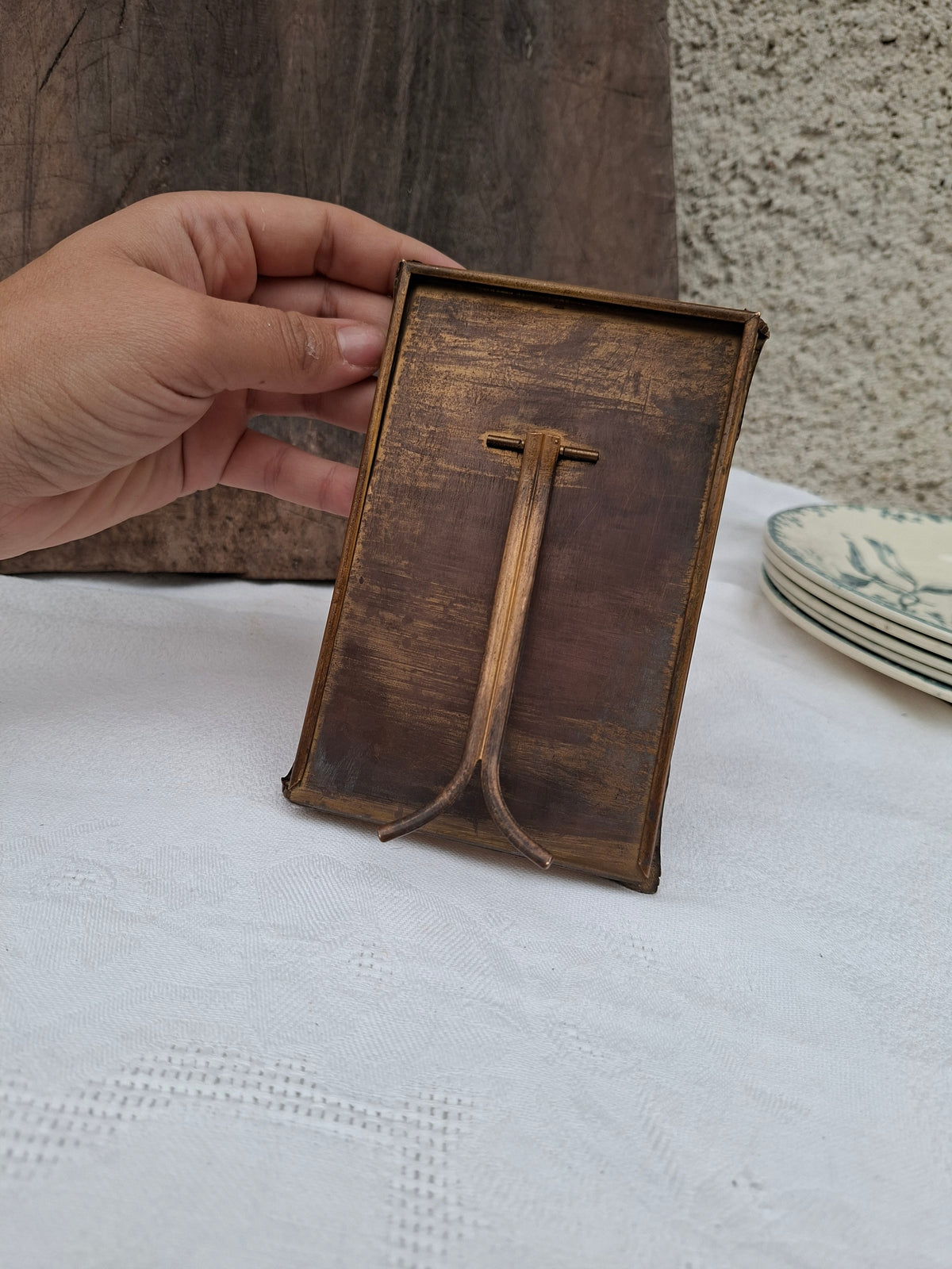Cadre ancien en bronze