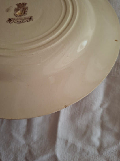 Lot de 8 assiettes plates de la Manufacture de Gien – Modèle Mai (1)