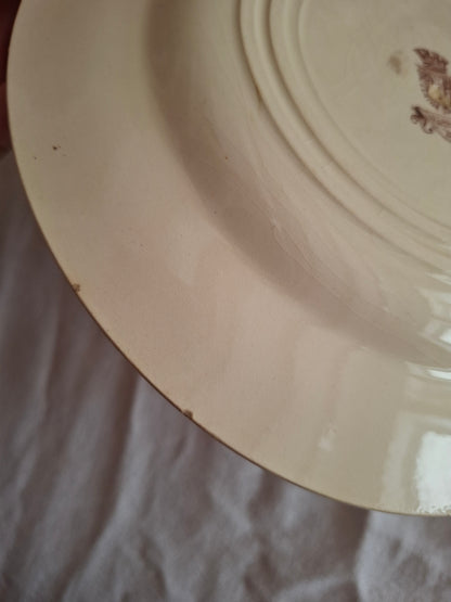 Lot de 8 assiettes plates de la Manufacture de Gien – Modèle Mai (1)