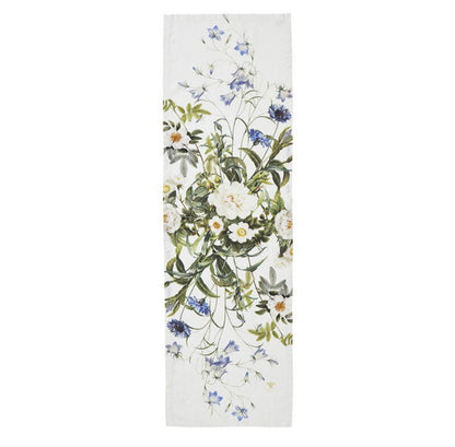 Chemin de Table Fleurs en Lin 145x45